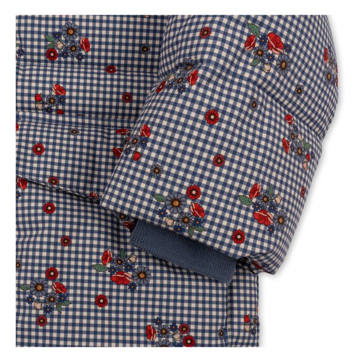 Daunenjacke aus recyceltem Material Vichy Nutti Down | Blau- Produktbild Nr. 4