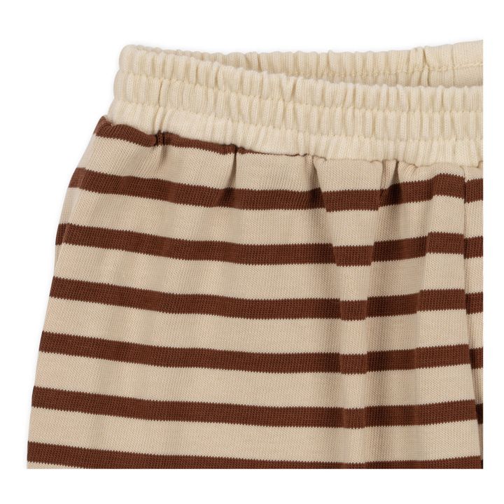 Jogger aus Bio-Baumwolle mit Streifen Amies | Beige- Produktbild Nr. 3