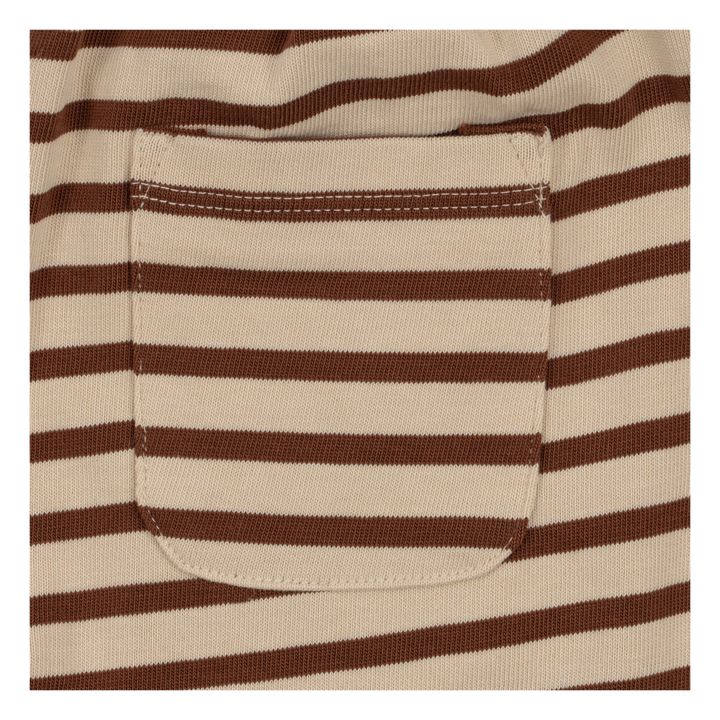 Jogger aus Bio-Baumwolle mit Streifen Amies | Beige- Produktbild Nr. 6
