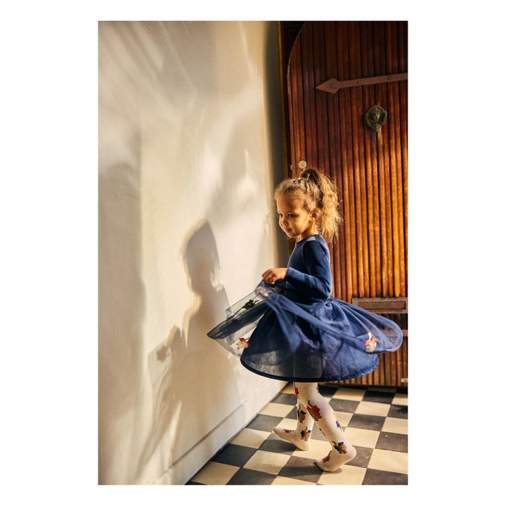Robe Matière Recyclée Florine | Bleu marine- Image produit n°1