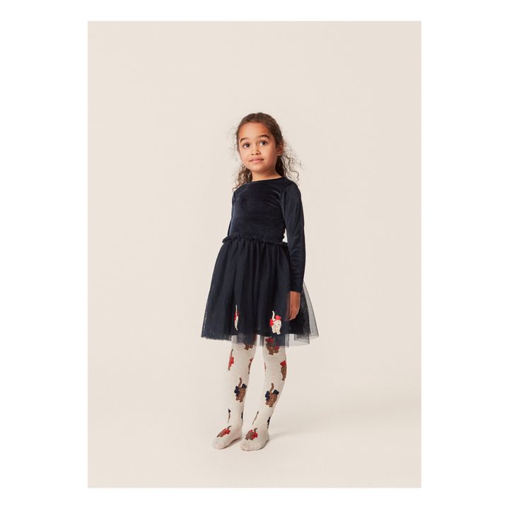 Robe Matière Recyclée Florine | Bleu marine- Image produit n°5