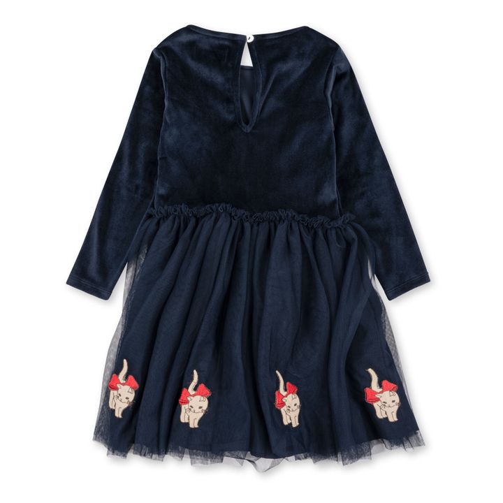 Kleid aus recyceltem Material Florine | Navy- Produktbild Nr. 9