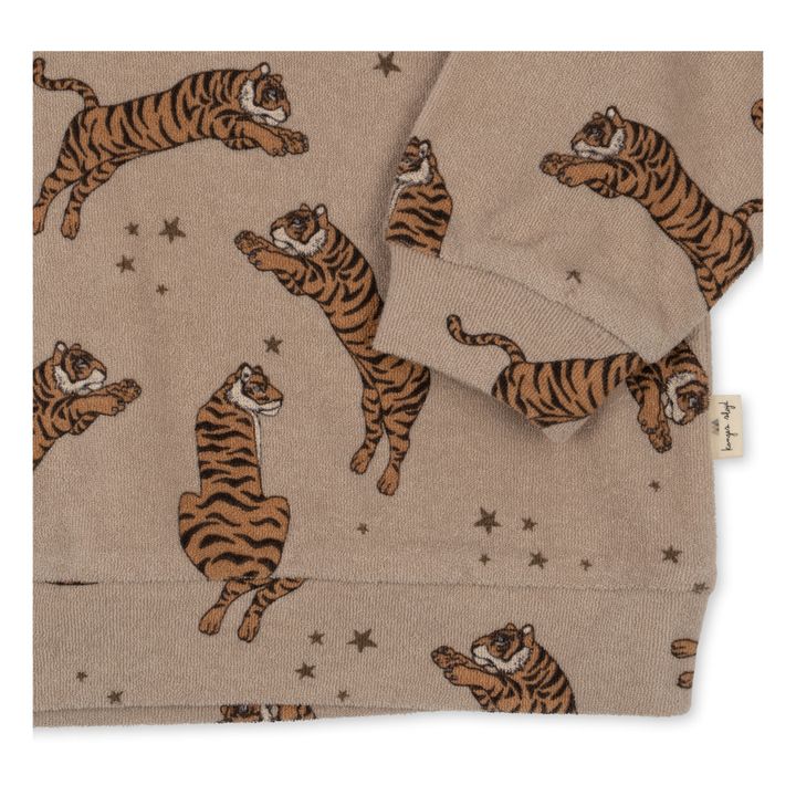Sweatshirt aus Bio-Baumwolle Tigers Itty | Sandfarben- Produktbild Nr. 5