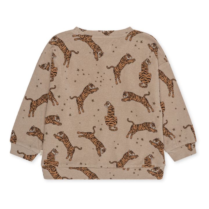 Sweatshirt aus Bio-Baumwolle Tigers Itty | Sandfarben- Produktbild Nr. 6