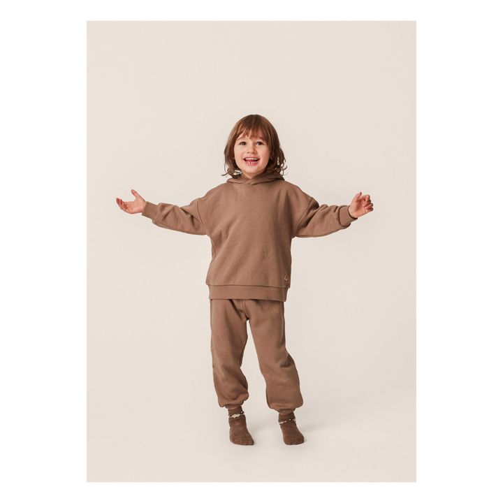Pantaloni Jogger in cotone bio | Marrone- Immagine del prodotto n°1