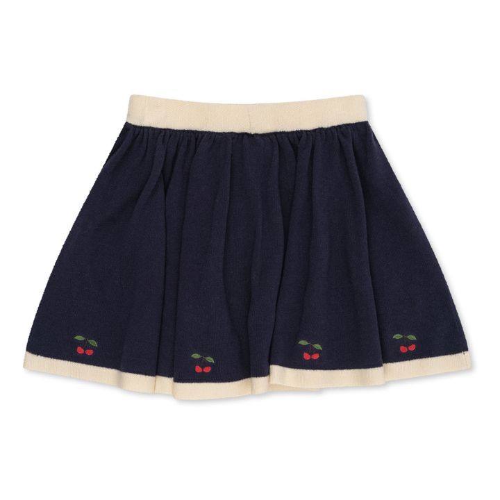 Jupe Tricot Coton Bio Venton | Bleu marine- Image produit n°0