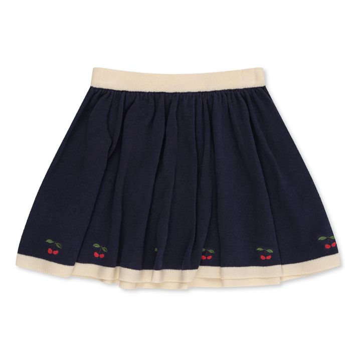 Jupe Tricot Coton Bio Venton | Bleu marine- Image produit n°5