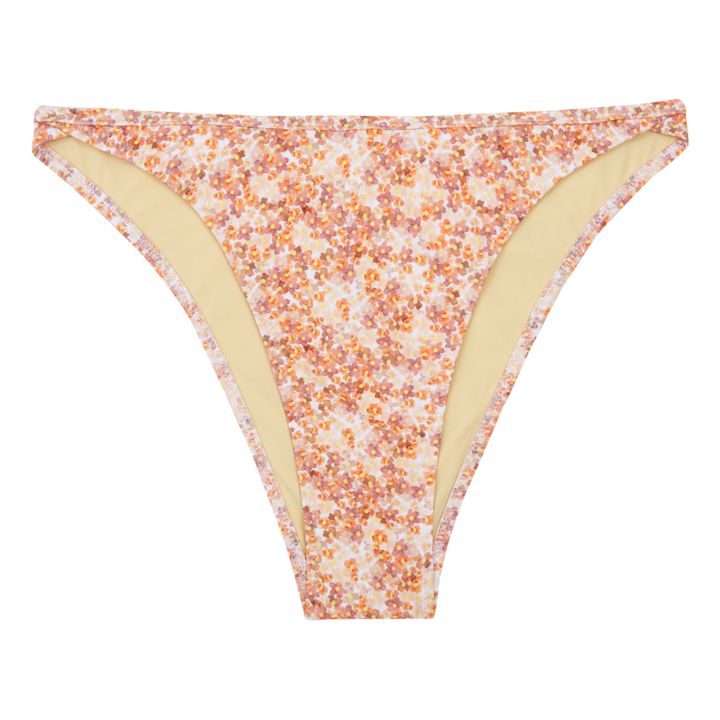 Slip Bikini, modello: Yucca con stampa floreale | Arancione- Immagine del prodotto n°0