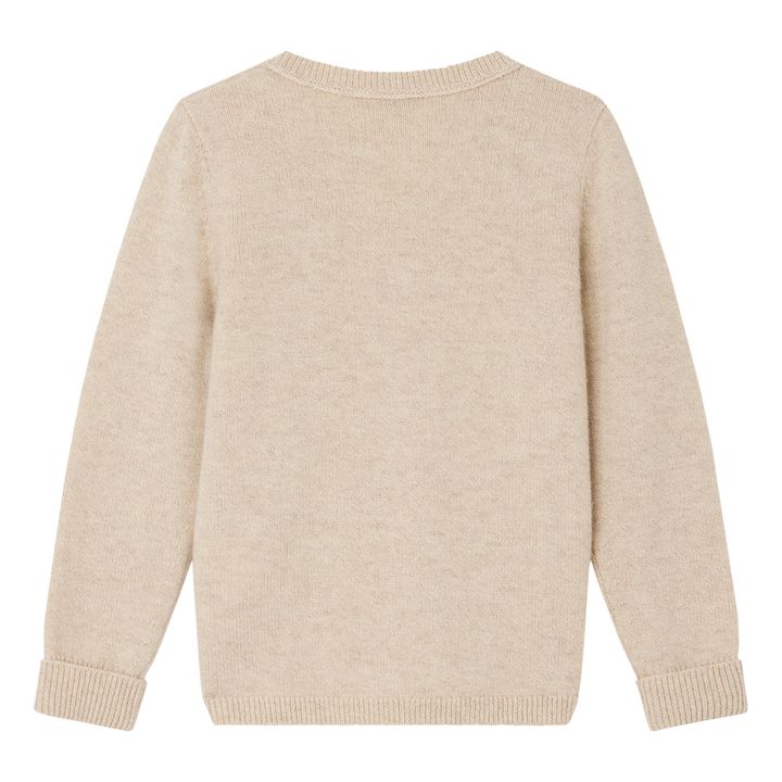 Strickjacke aus Wolle Tilian | Maulwurfsfarben- Produktbild Nr. 2