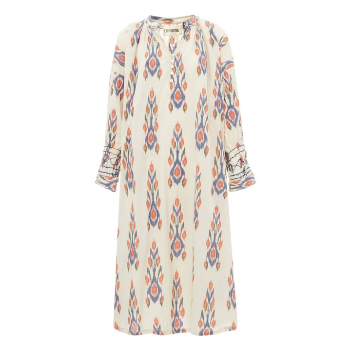Ikat Dress | Crema- Immagine del prodotto n°0