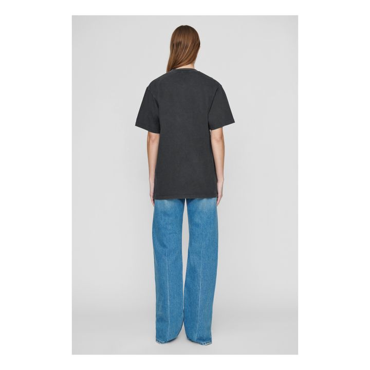 Lili Eagle organic cotton T-shirt | Washed Black- Immagine del prodotto n°2