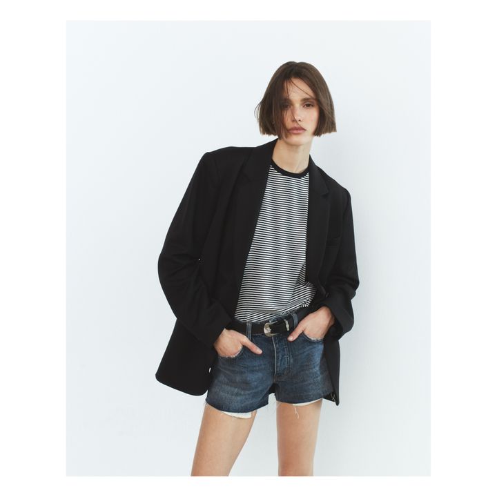T-shirt Bo Coton Bio | Negro- Imagen del producto n°3