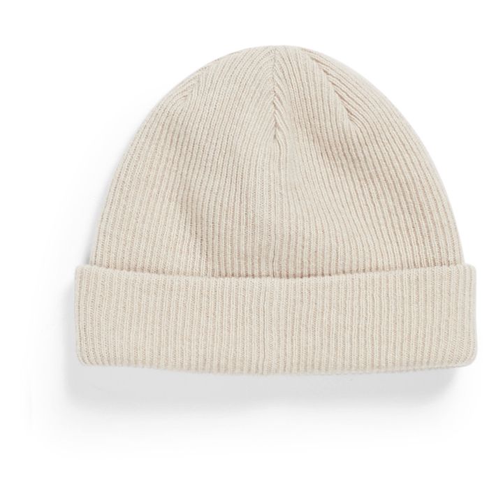 Cappello in lana d'agnello Merino | Ecru- Immagine del prodotto n°1