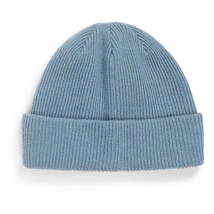 Cappello in lana d'agnello Merino | Blu- Immagine del prodotto n°1