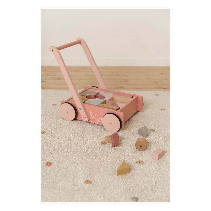 Alfombra de juego de algodón orgánico Dot | Rosa- Imagen del producto n°1