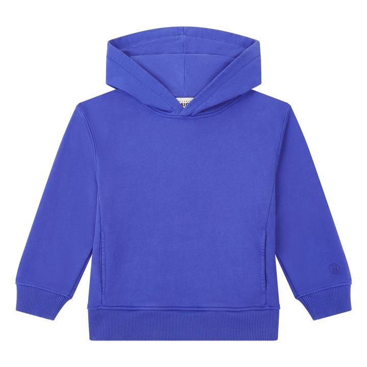 Sudadera de algodón orgánico | Azul índigo- Imagen del producto n°0