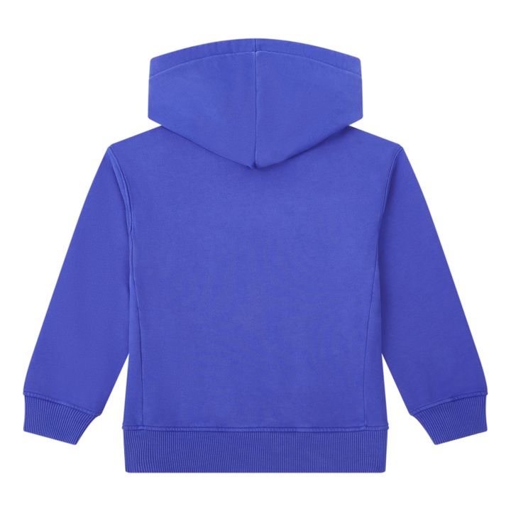 Sudadera de algodón orgánico | Azul índigo- Imagen del producto n°2