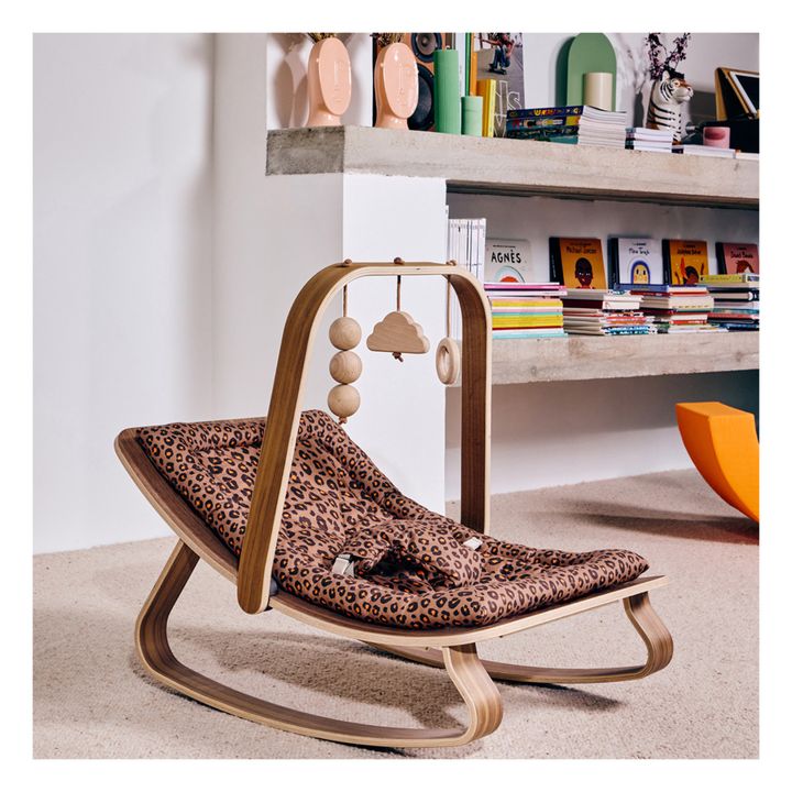 Levo Walnut Bouncer - Charlie Crane x Modetrotter | Leopard- Product image n°1