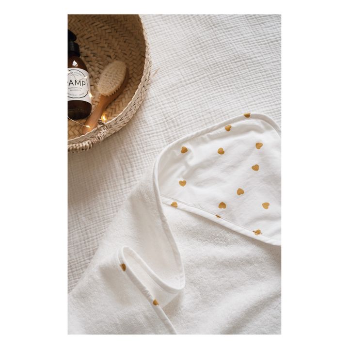 Colette Heart Bath Cape | Mustard- Product image n°1