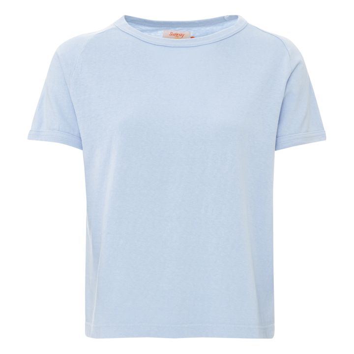 T-shirt, modello: Laka, in cotone riciclato, 260g | Azzurro- Immagine del prodotto n°0