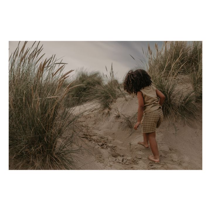 Top Coton Bio Gauffré The Bay | Camel- Image produit n°4
