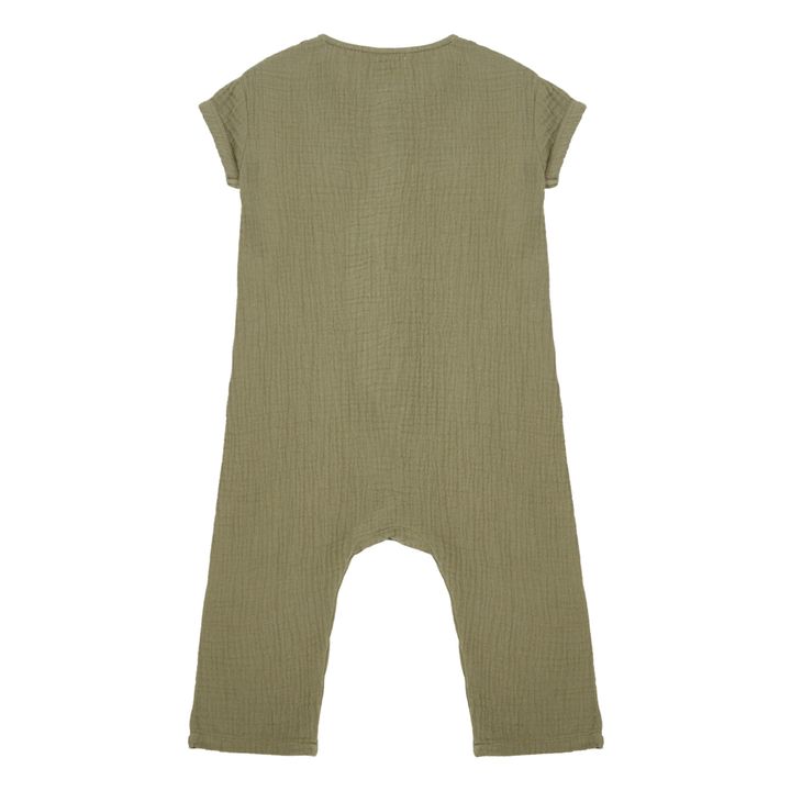 Tutina in cotone bio, modello: Archer | Salvia- Immagine del prodotto n°4
