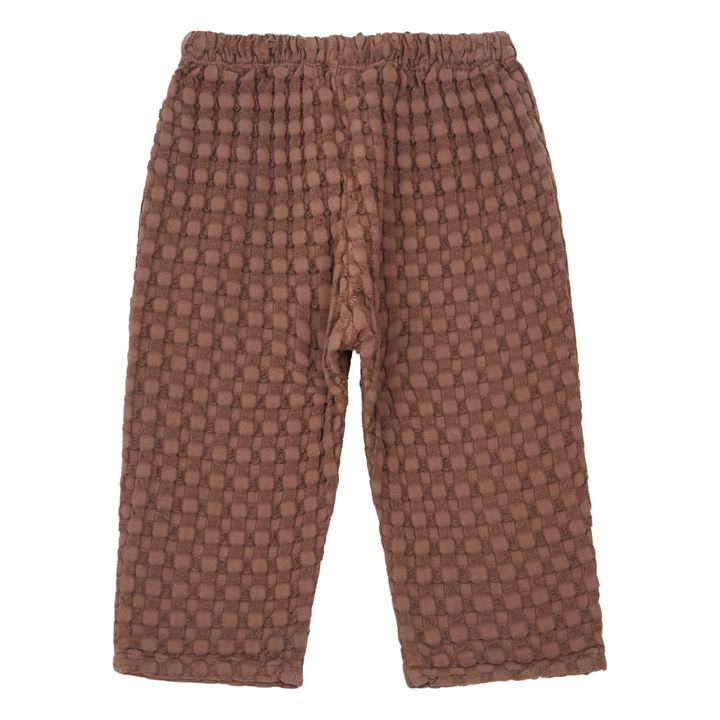 Hose aus strukturierter Bio-Baumwolle The Bay | Schokoladenbraun- Produktbild Nr. 7
