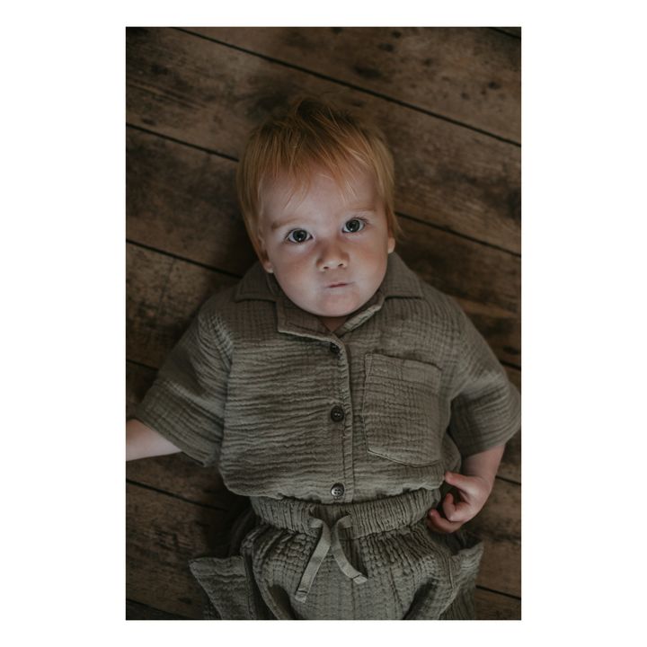 Chemise Coton Bio Wanderer | Sauge- Image produit n°6