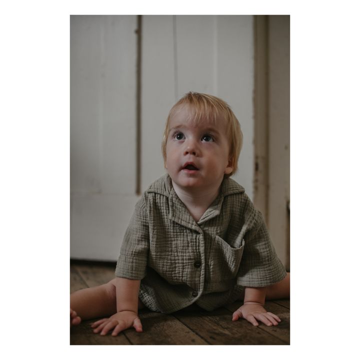 Chemise Coton Bio Wanderer | Sauge- Image produit n°7
