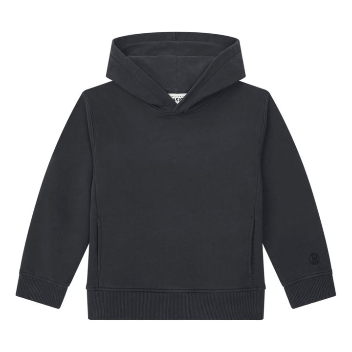 Hoodie aus Bio-Baumwolle | Schwarz- Produktbild Nr. 0