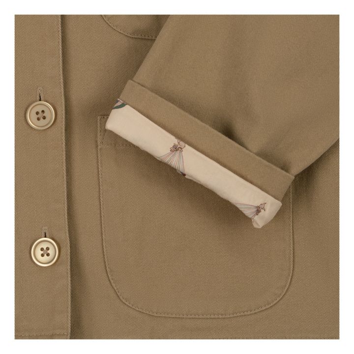 Mon Worker Organic Cotton Jacket | Camel- Immagine del prodotto n°4