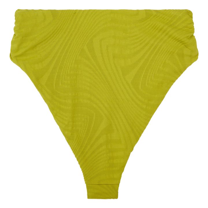 Fella Swim Ares Textured Bikini Bottom Olive Green Smallable