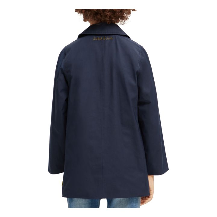 Trench impermeabile | Blu marino- Immagine del prodotto n°6