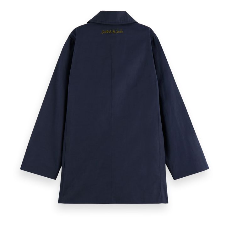 Trench impermeabile | Blu marino- Immagine del prodotto n°8
