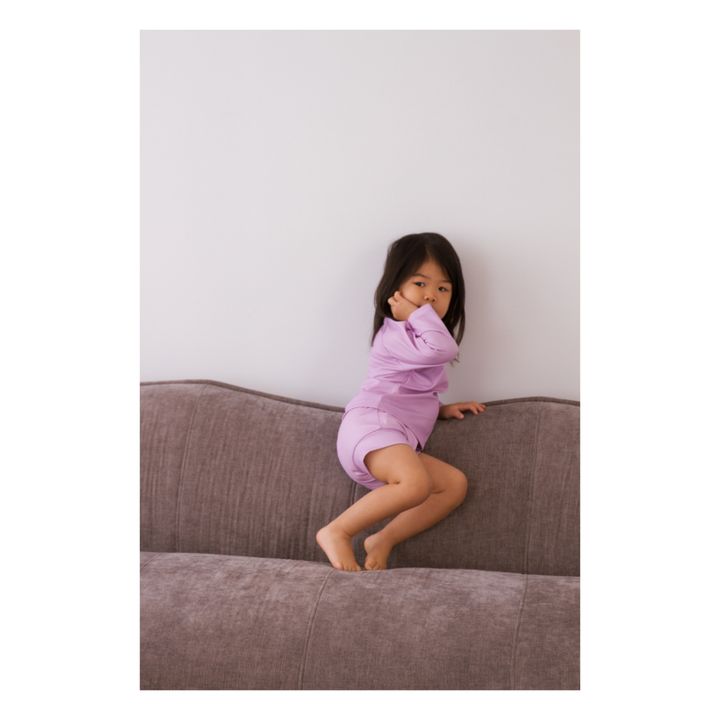 T-Shirt Anti-UV Matière Recyclée Nella | Mauve- Image produit n°3