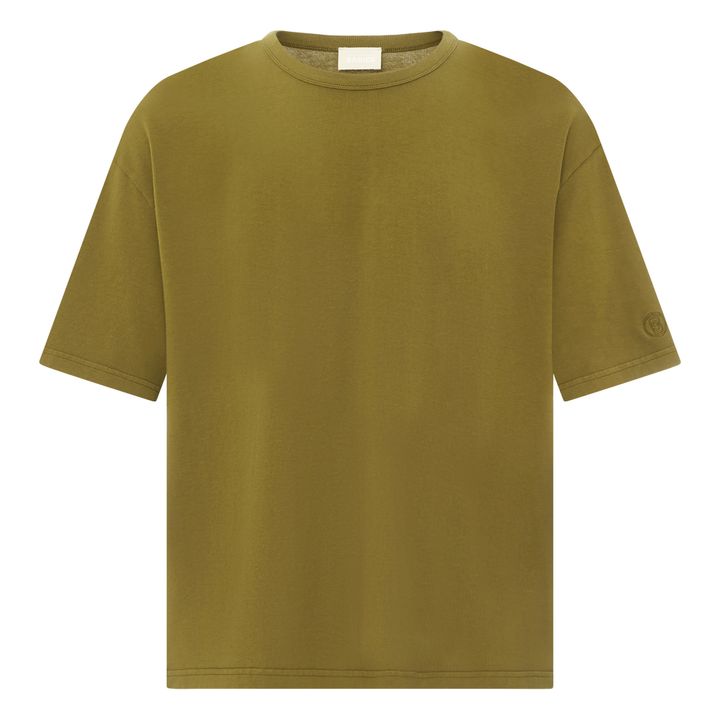 Men's Oversize Organic Cotton T-shirt | Bronce- Imagen del producto n°0