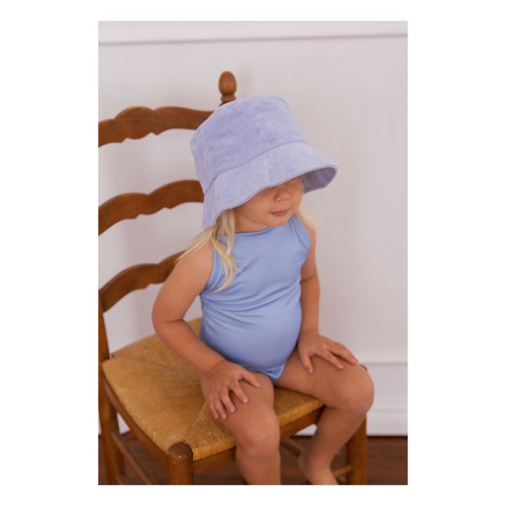 Gorro de rizo Sorbet | Azul Cielo- Imagen del producto n°4
