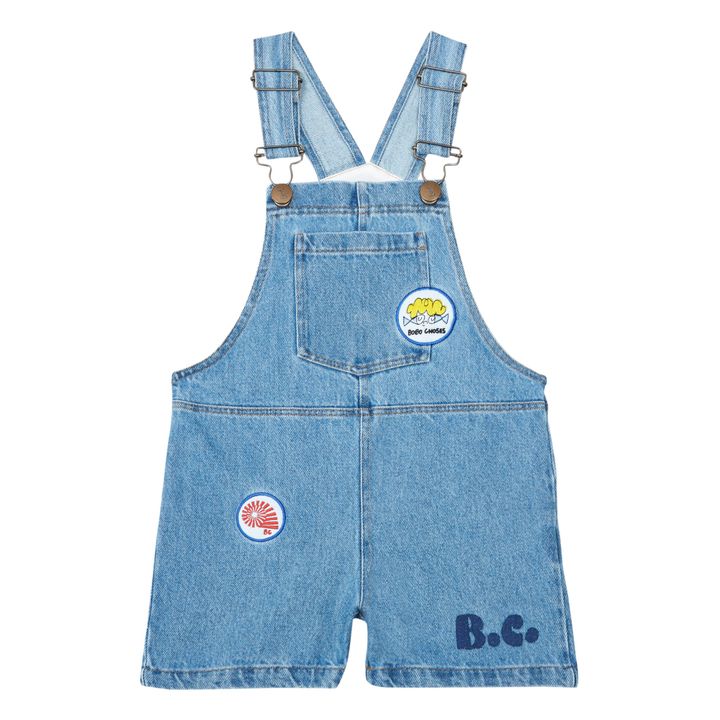 Bobo Choses x Smallable Exclusive - Denim Baby Dungarees | Denim- Immagine del prodotto n°0