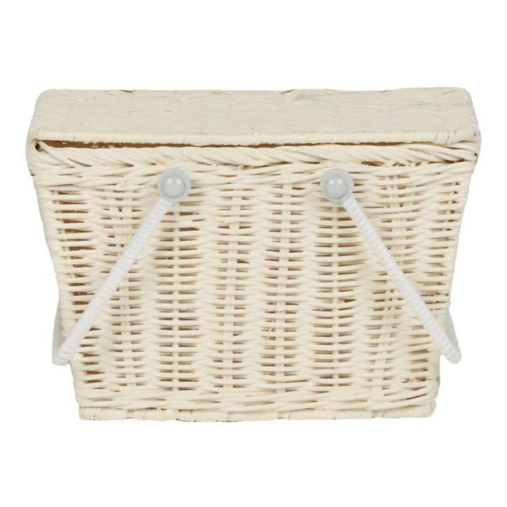 Piki Rattan Basket | White- Product image n°4