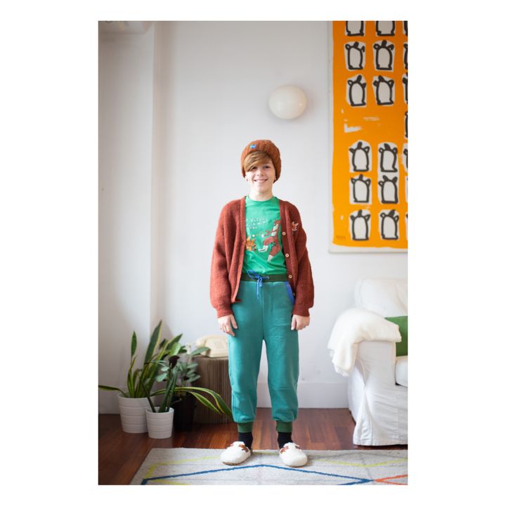 T-Shirt Bio-Baumwolle Fuchs | Grün- Produktbild Nr. 1
