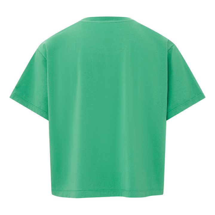 Camiseta Boxy de algodón orgánico para mujer | Verde- Imagen del producto n°1
