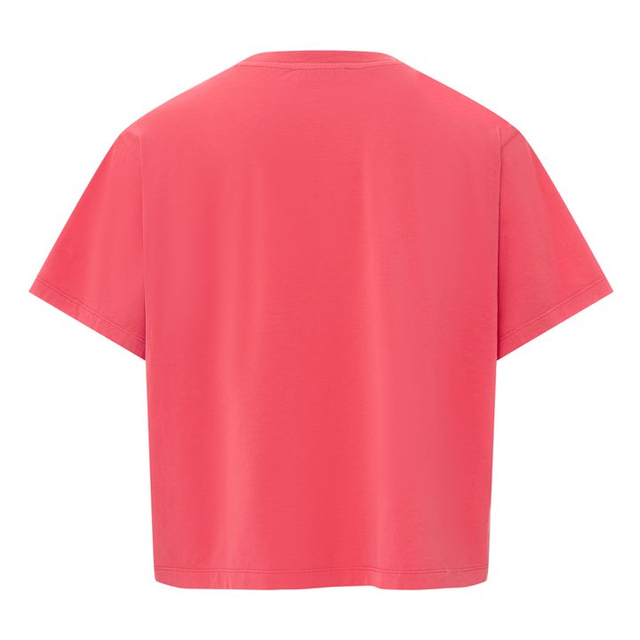 Camiseta Boxy de algodón orgánico para mujer | Coral- Imagen del producto n°1
