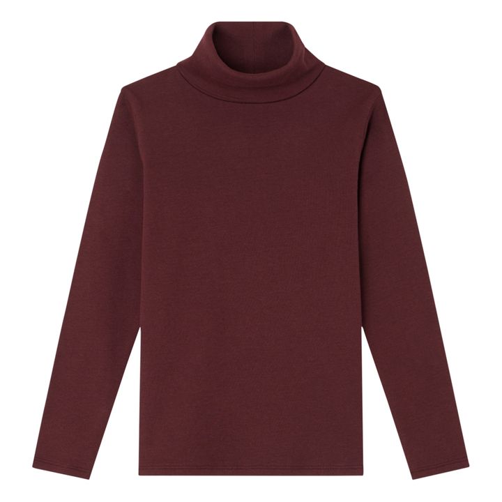 Unterziehpullover Bio-Baumwolle Delie | Pflaume- Produktbild Nr. 0