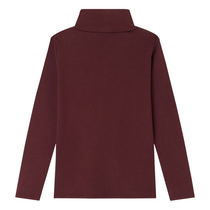 Unterziehpullover Bio-Baumwolle Delie | Pflaume- Produktbild Nr. 2