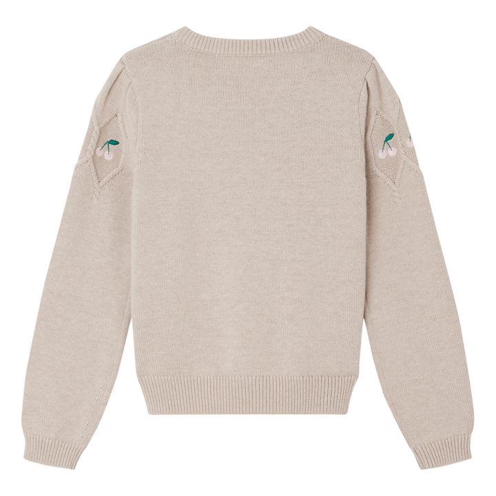 Gestreifter Pullover aus Wolle und Baumwolle Dalphonsa | Grau Meliert- Produktbild Nr. 2