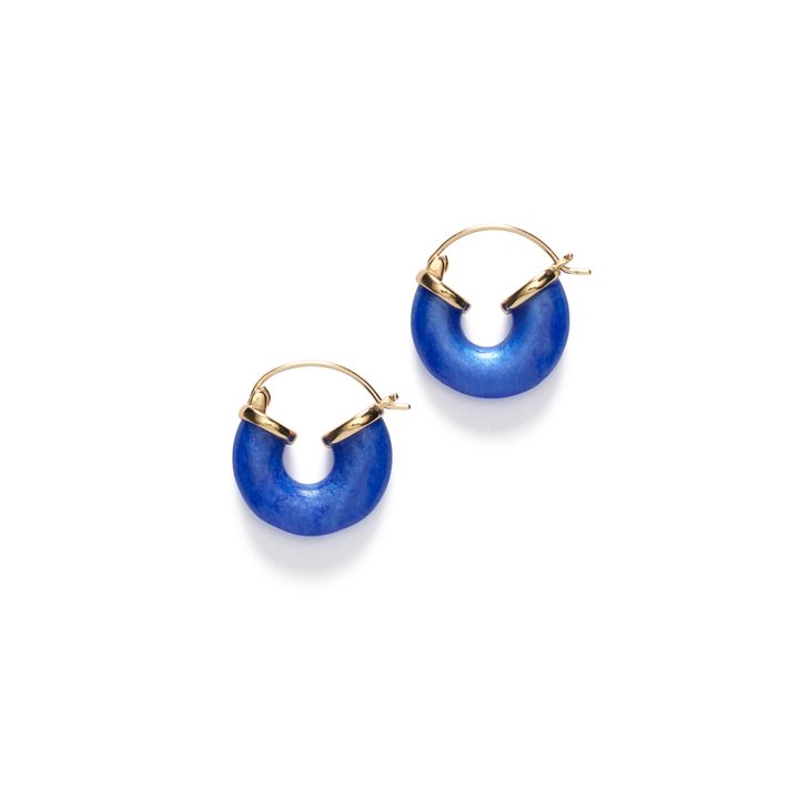 Small Swell Earrings | Blu- Immagine del prodotto n°0