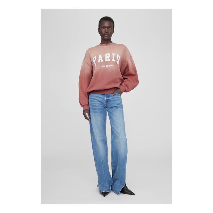 Sweatshirt Jaci University Paris | Terracotta- Produktbild Nr. 1
