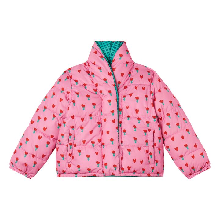 Reversible Daunenjacke Tulpe | Rosa- Produktbild Nr. 0