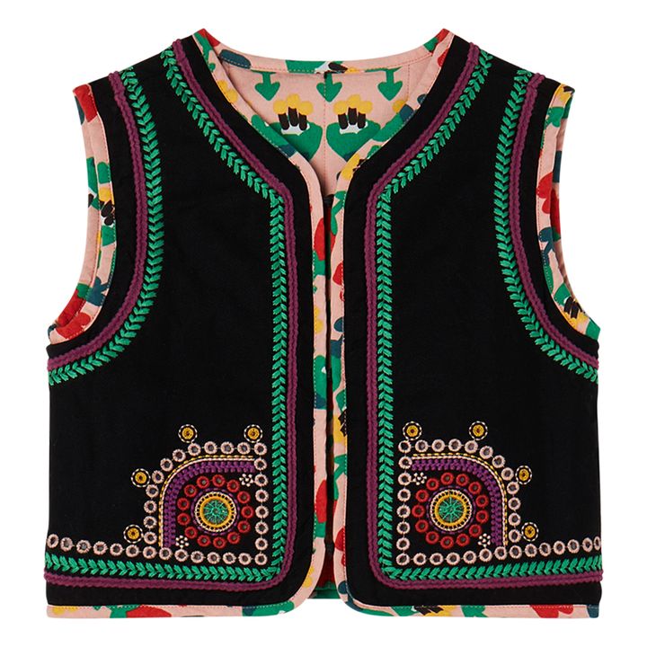 Veste Sans Manches Réversible | Noir- Image produit n°0