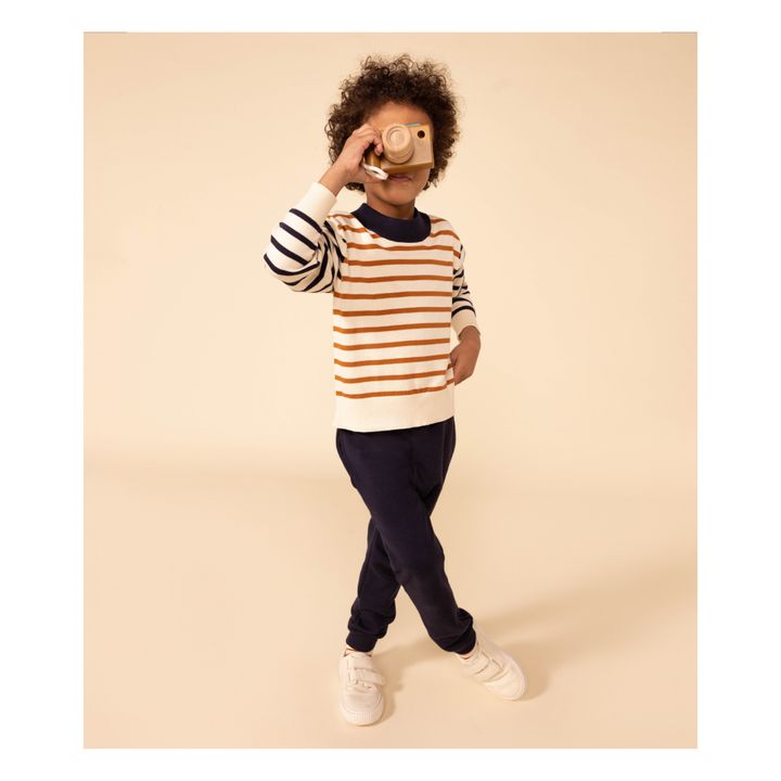 Maglione a righe Sailor | Ecru- Immagine del prodotto n°2